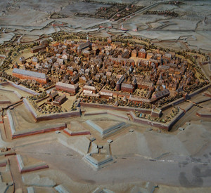 Modell der Festung Landau © Stadtarchiv Landau, Bild: GDKE, Landesdenkmalpflege G. P. Karn