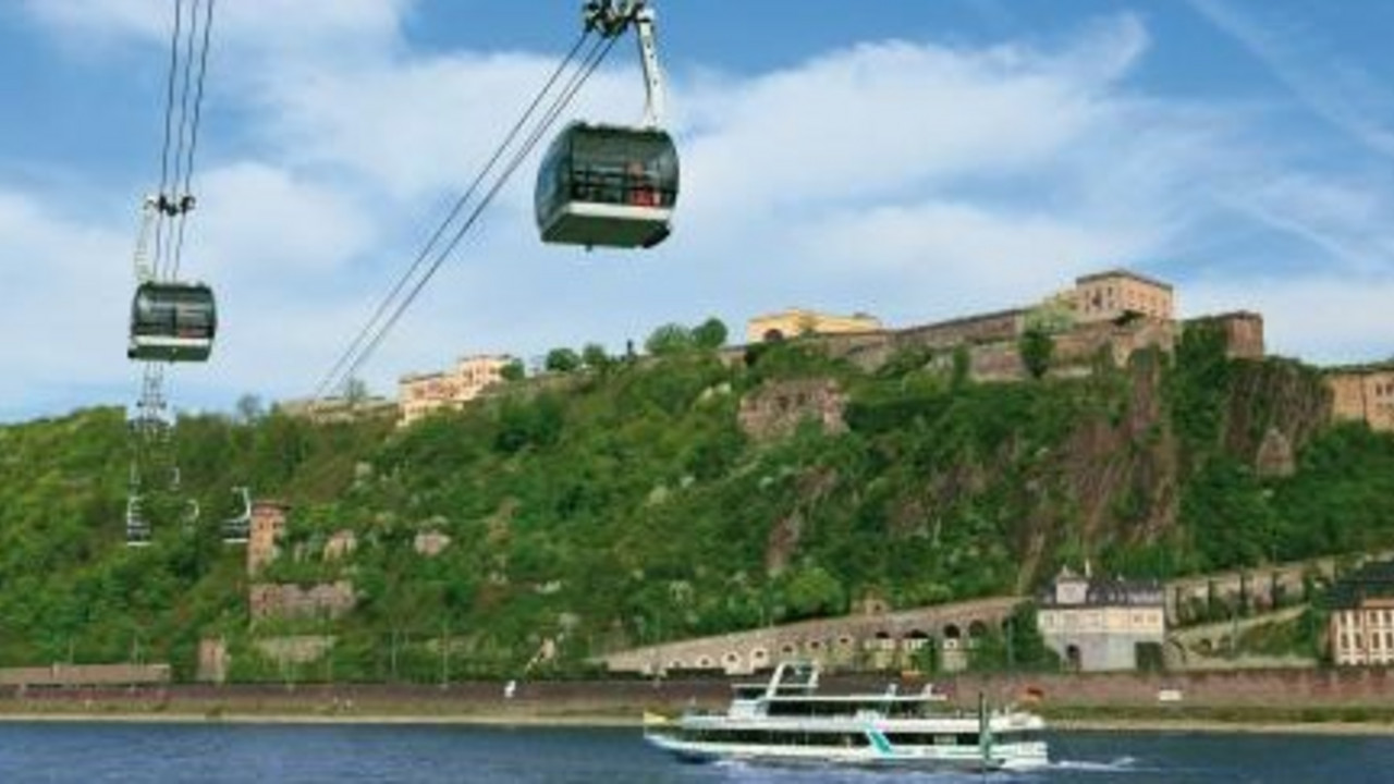 Die Festung Ehrenbreitstein. Foto: GDKE Rheinland-Pfalz / Pfeuffer