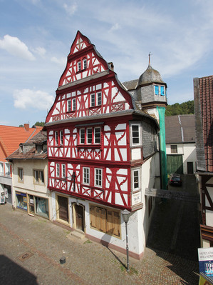 Ansicht auf ein Thayn`sches Haus in Bad Kreuznach, Meisenheim
