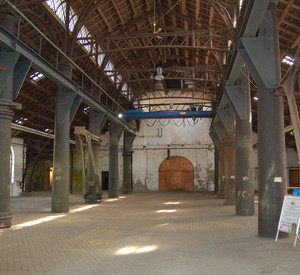 Gießhalle, Inneres vor der Instandsetzung (2007) | Bild: Georg Peter Karn Gießhalle, Inneres vor der Instandsetzung (2007) | Bild: Georg Peter Karn