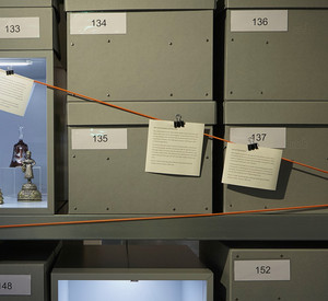 Blick in die forschende Ausstellung „Esskulturen“ mit beispielhaften „Museumskisten“. Foto: GDKE Rheinland-Pfalz / Pfeuffer