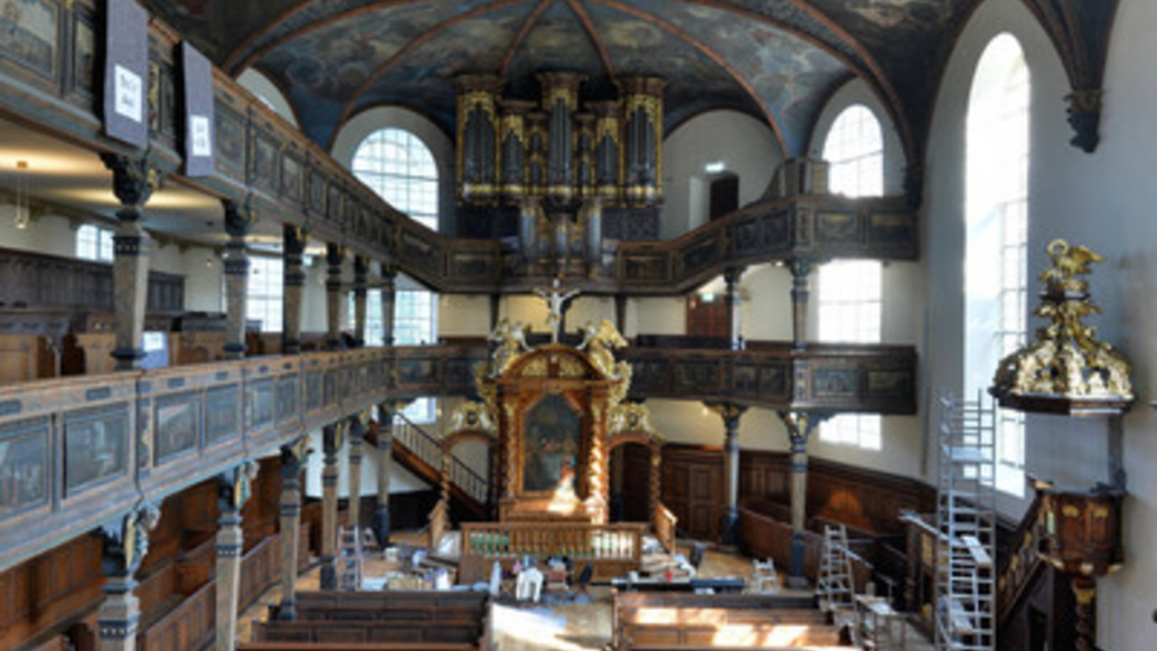 Speyer, Dreifaltigkeitskirche, Blick zum Altar nach Norden © GDKE, Landesdenkmalpflege, J. Ernst 