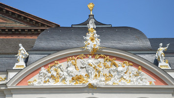 Dachansicht vom kurfürstlichen Palais in Trier