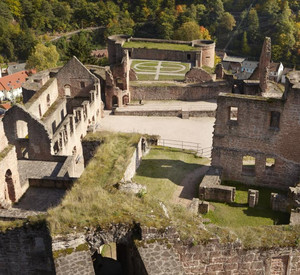 Die Schloss- und Festungsruine Hardenburg bei Bad Dürkheim. Foto: GDKE / U. Pfeuffer