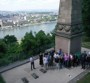 1 Koblenz, Mitglieder der VDL-Arbeitsgruppe Städtebauliche Denkmalpflege bei Ihrem Arbeitstreffen in Koblenz, Juni 2022 © Achim Schmidt, GDKE, Landesarchäologie Koblenz