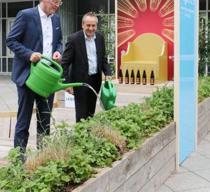 . li. Mainzer Oberbürgermeister Michael Ebling und rheinland-pfälzischer Kulturminister Konrad Wolf © GDKE