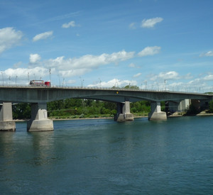 Nibelungenbrücke, Zustand heute © Roswitha Kaiser, GDKE, Landesdenkmalpflege