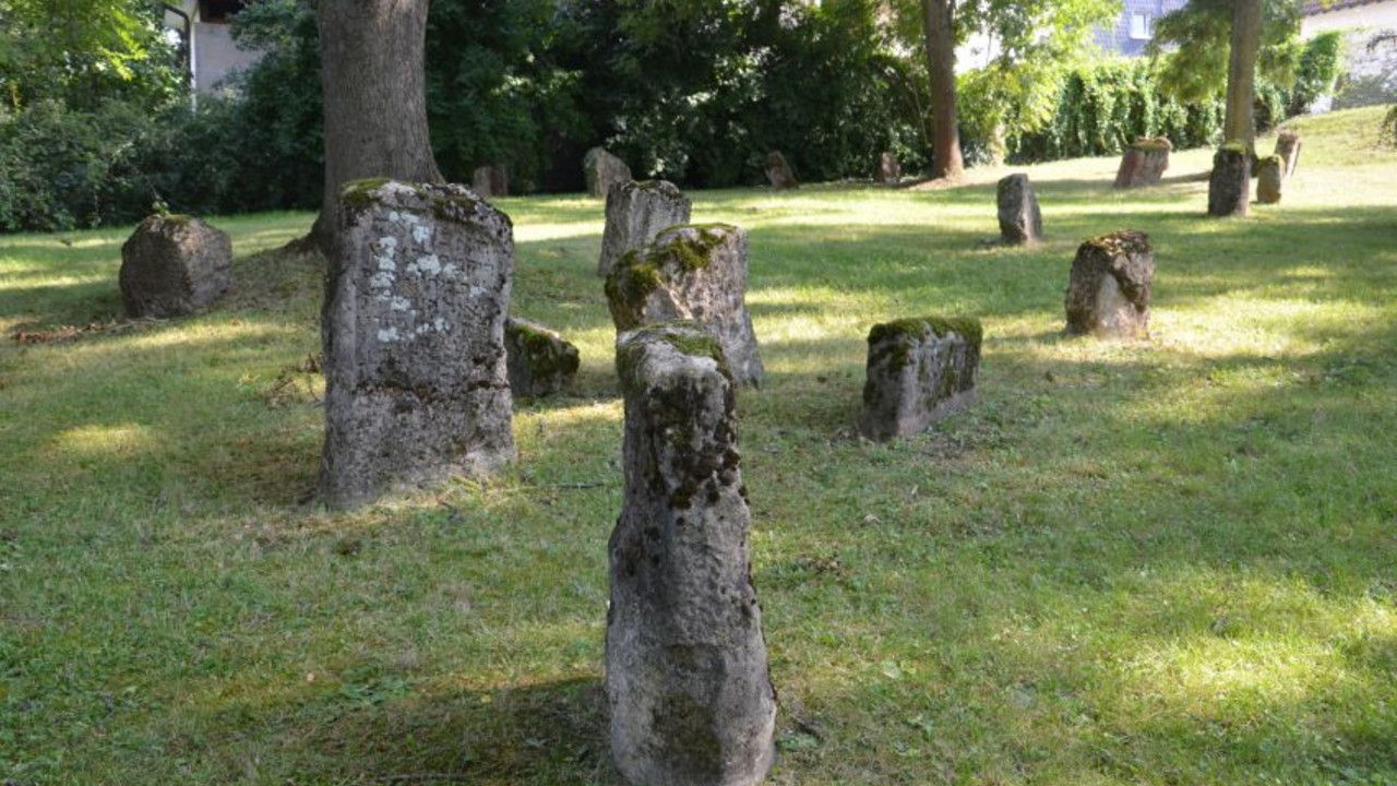 Historische Grabsteine © GDKE, Landesdenkmalpflege, G. P. Karn