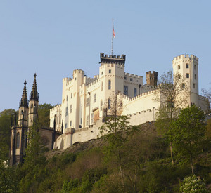 Schloss Stolzenfels in Koblenz. Foto: GDKE Rheinland-Pfalz / Pfeuffer