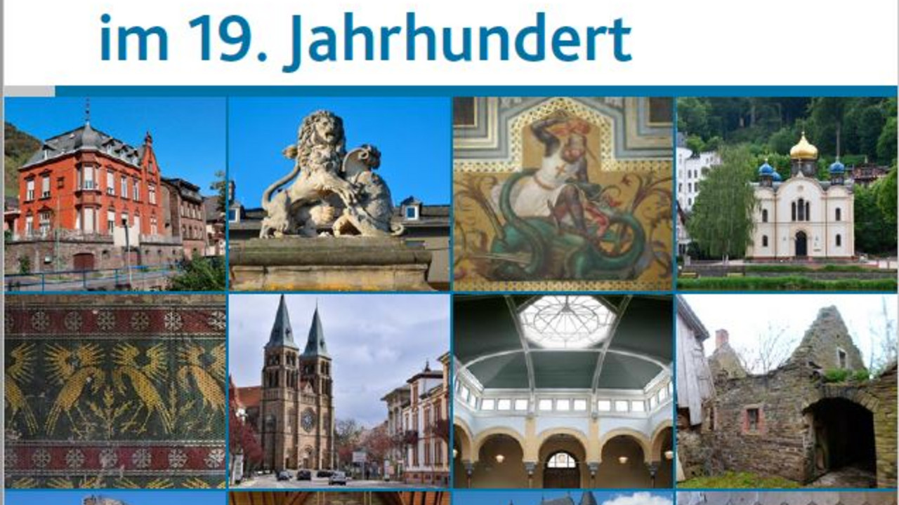 Broschüre "Denkmaltag Rheinland-Pfalz 2021. Tradition und fortschritt im 19. Jahrhundert", Titelblatt © GDKE