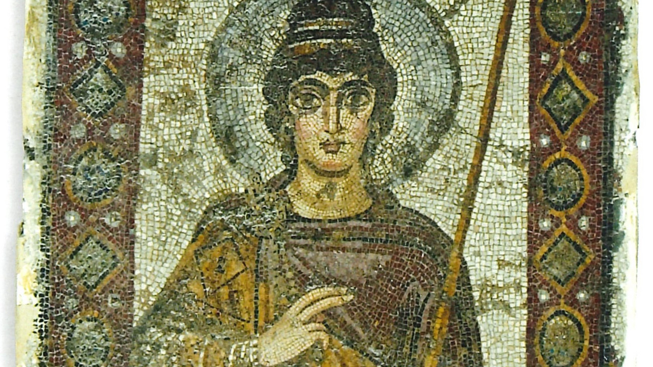 Mosaik, „Dame von Karthago“. Foto: Carthage, Musée national de Carthage, Inv. 03-03-19-700