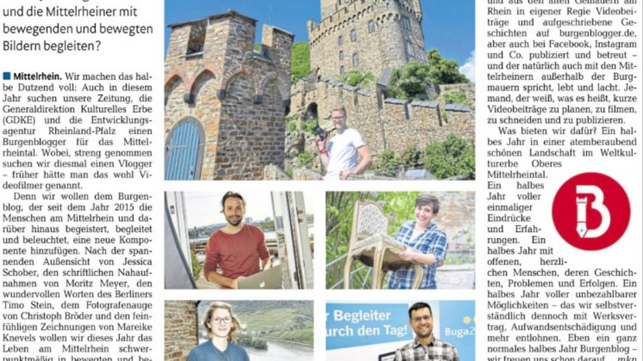 Artikel aus der Rhein-Zeitung vom 10.02.2019.