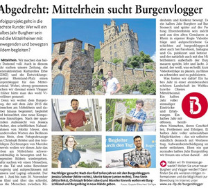 Artikel aus der Rhein-Zeitung vom 10.02.2019.