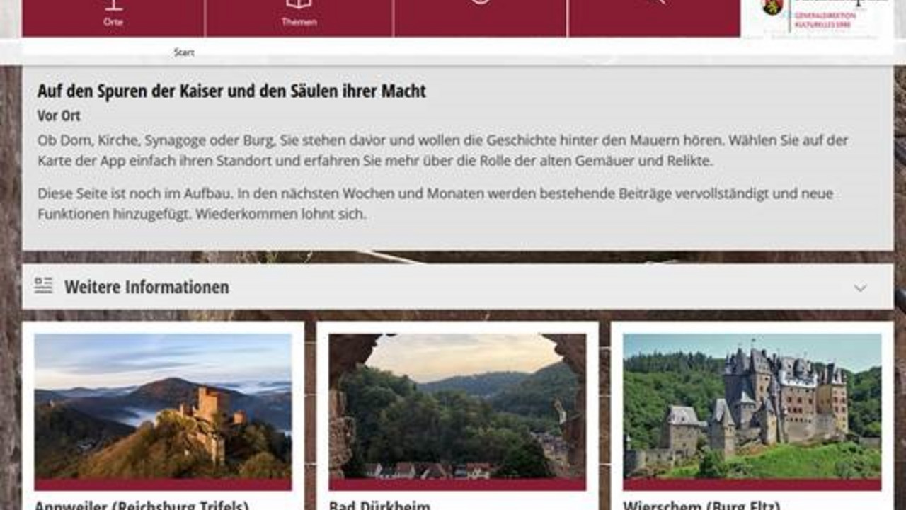 Ansicht Web-App GDKE © GDKE Ansicht Web-App GDKE © GDKE