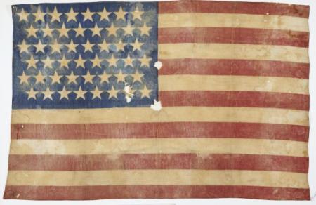 Alte US-Flagge um 1918