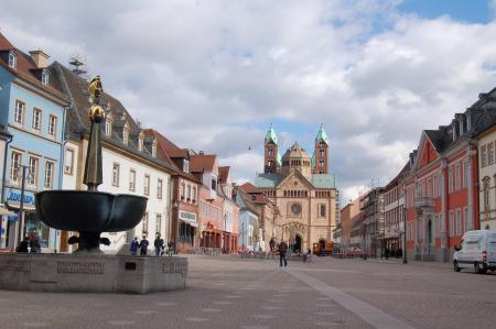 Speyer, Blick zum Dom